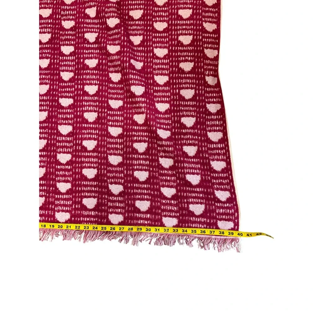 New Threshold Beach Towel Terrry Extra Wide Oversized Red Picnic Jumbo 40x72